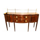 100-1 Beautiful Stickley inlaid Buffet Sideboard with removeable gallery www.SouthJerseyAuction.com