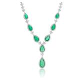 Emerald & Diamond Necklace