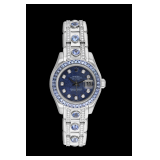 Lot #255 Rolex Masterpiece with Blue Sapphire & Diamonds