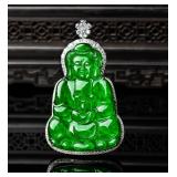 Lot #8084 Jadeite Jade Imperial Green Color - GIA Certified