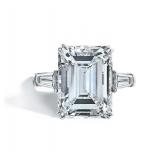 Lot #9958 Emerald Cut Diamond Ring 5.02ct-GIA Certified