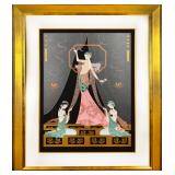 Lot 45 Lilian Shao- Midnight at Palace Court Serigraph