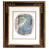 Lot #1670 Original Marc Chagall - Dedicace Color LIthograph