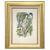 Lot #3001 Original Marc Chagall  �L�Oranger� Color Lithograph