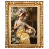 Lot #1110 Original Adriano Goby Oil Painting