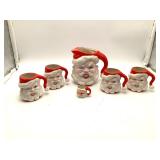 Winking Santa Mug Set