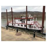 West Brownsville, PA: 74 Custom Paddlewheel Houseboat