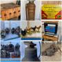 Antiques, Railroad Items, Civil War Books, Morse Code Generators, Tools, Furniture, Stoneware, Camer