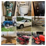 Vanderbilt, PA: One Owner Dodge 3500 Diesel, Ford 2810 Tractor, Mowers, Tools, Boat & More!