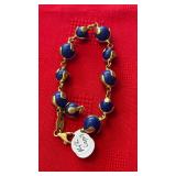 Lapis 14k bracelet