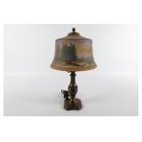 1920s Reverse Painted 