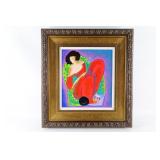 Oil on Canvas by Linda Le Kinff - "Suspicious Heart"