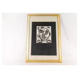 Original Mixed Media Portrait by Peter Robert Keil