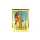 Salvador Dali "The Angel of Temperance" Signed Lithograph