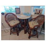 Rattan Hi-top Dinette set