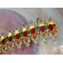 Jewels of India Era Mazer Jomaz Gripiox Glass Bracelet French Deco Beaded Purse Yves St Laurent ++