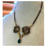 Joseff of Hollywood Cleopatra Snakes Choker & Earrings Set 