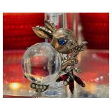 Crown Trifari Alfred Philippe Bunny Jelly Belly Brooch 