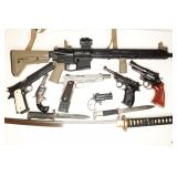 Guns, Ammo, Swords, military a must see.