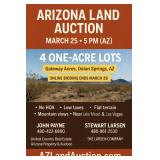 Online Auction: 4 One-Acre Lots in Dolan Springs, AZ