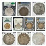 259 Struck in History: Fine Coins and Currency  Online Auction  Ends 1/26, P/U 1/28, 2:30 to 6:30pm