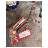 Roadside Emergency Reflector, Tire Iron