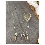 Fishing Poles, Fishing Net