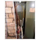 Contents of Locker, Bats, Rackets