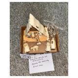 Handcrafted Nativity Set Resin Material