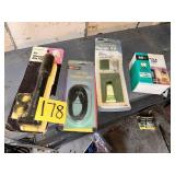 Bike Pump, Rubber Repair Kit, Light Bulb