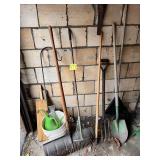 Rakes, Shovels, Watering Cans