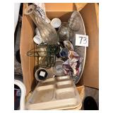 Kitchen Lot, Glass Vases