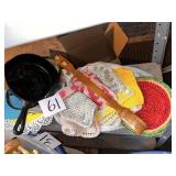 Crochet, Pan, Backscratcher, Silicone Placemats