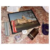 9/11 New York, U.S. Capitol Building Print Framed