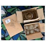 Glass Bowls, Plates, Cups