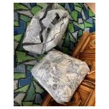 Queen Comforter, Throw Pillows