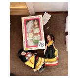 3 Effanbee Dolls Around the World