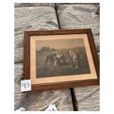 The Gleaners Print Framed Art