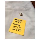 Marked 18KT Earring Jewelry