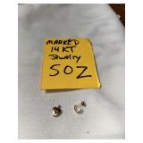 Marked 14KT Jewelry