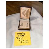 Sterling Silver Pearls Jewelry