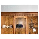 Glass Cup Sets, Teacups, Contents of Shelf