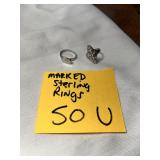 Marked Sterling Rings Jewelry