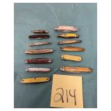 Old Crafty and more VTG pocketknives lot