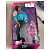 Olympic skater Ken Barbie doll