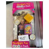 Flashlight Fun Stacie & Pooh Barbie doll