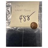 1947 Wheat penny