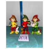 VTG Homco woodland elf pixie set *1 repaired