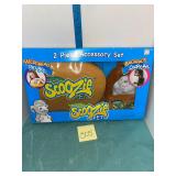 Scoozie pet 2 pc pet bed and backpack carrier toy
