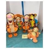 VTG Tigger plush toys some need cleaned up